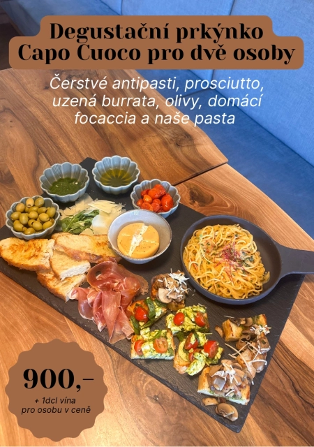 Aktuality - Naše degustační prkénko Capo Cuoco